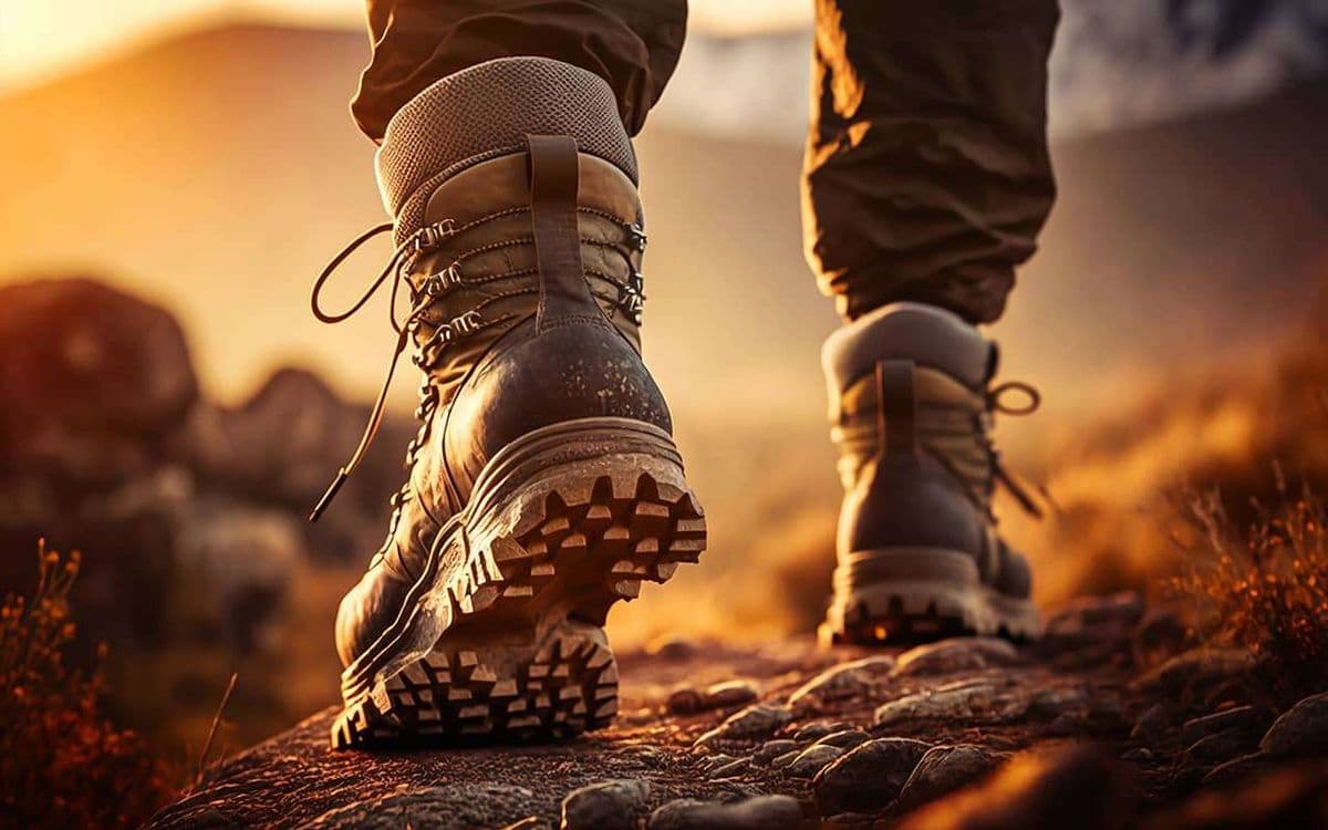 A worn gravel road cutting through Appalachian countryside at dusk